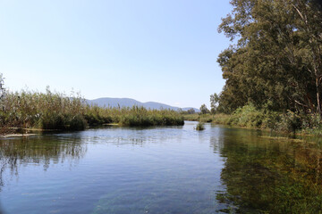 Azmak River, Akyaka, Mugla, Turkey