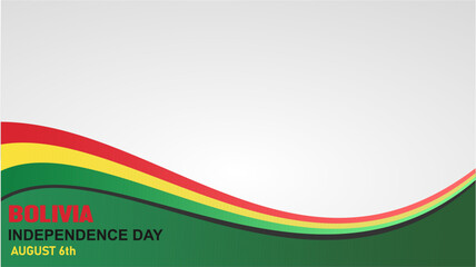 Bolivia Independence Day Vector Design Template Illustration