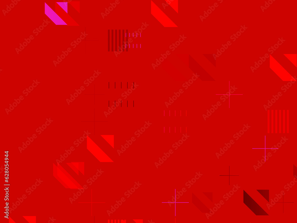 Wall mural background with geometric shapes for designer, effect of interference and noise from lines. wallpape