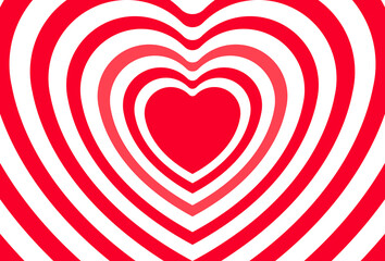 Heart Shape Background. Valentine's day Heart. Retro style. Vector illusustration. 