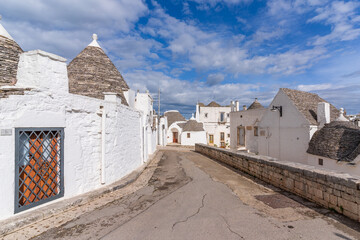 Alberobello Village view in Italy
