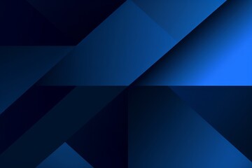 Dark blue modern background for design. Geometric shape. Triangles, diagonal lines. Gradient. Abstract. Shape envelope. Symbol. Letter, message, mail, Generative AI