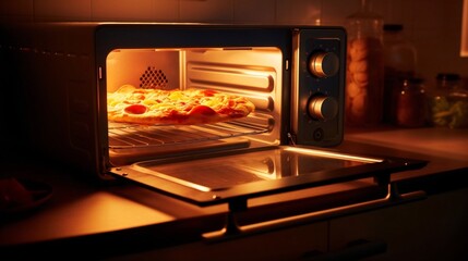 Generative AI : Effortless Culinary Innovation: Modern Oven on White