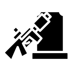 gun glyph 