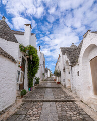 Alberobello Village view in Italy