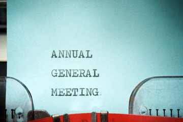 Annual general meeting text