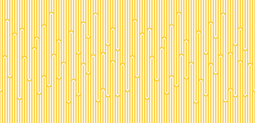 Seamless Pattern with White and Yellow ramen. Sea Waves Texture. Noodle and Pasta Abstract Background Concept. Vector