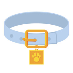 Necklace Cat Paw Logo Medal Gold Basic Shape
