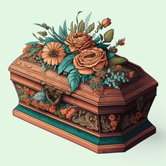 coffin flat style Generative AI