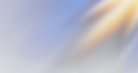 Abstract gold light ray, sun beam blur glow effect background. Gold light flash spotlight backdrop with sunlight shine.