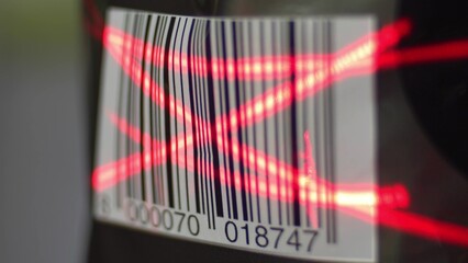 Barcode Scanning with Multiple Barcode Scanners Red Laser Beams