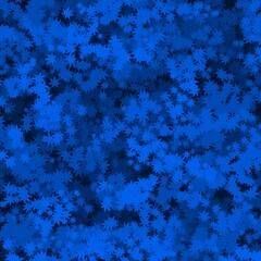 full frame illustration blue night maple leaf background