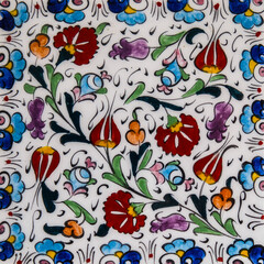 Decorative colorful floral leaves graphic pattern texture design background wallpaper