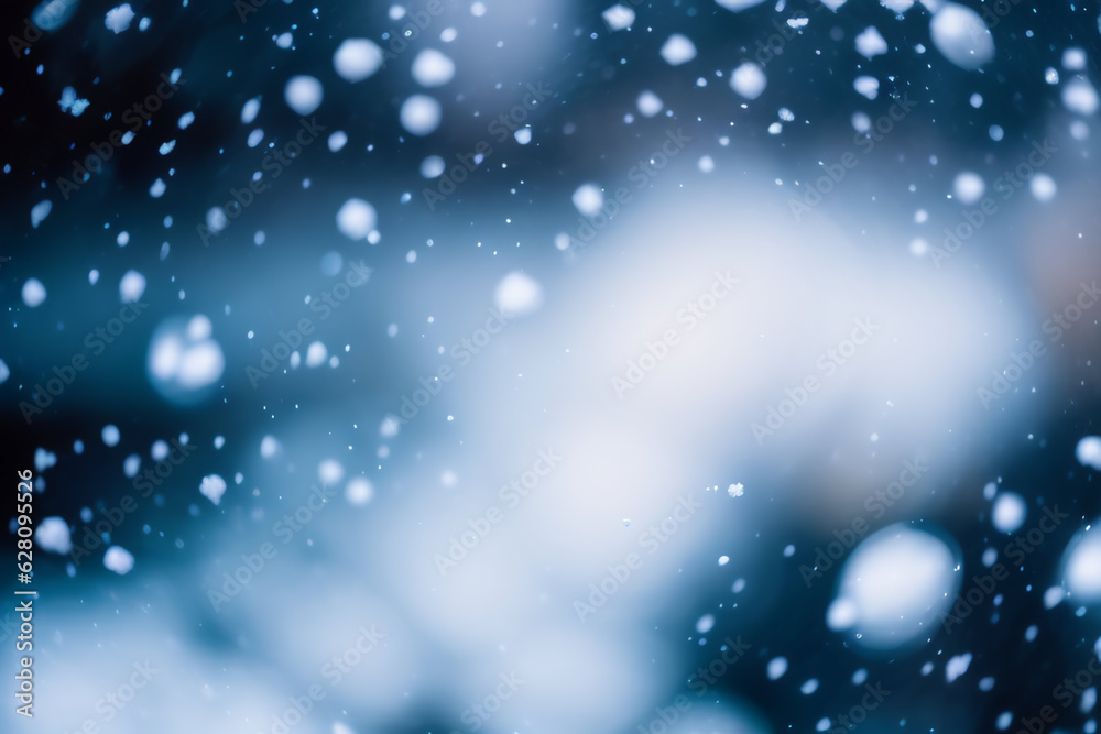 Aufkleber the original background image in the form of a light blizzard, snowfall.