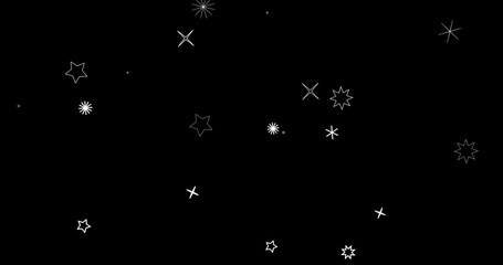 Abstract space and stars