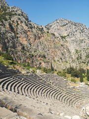 Amphithéâtre de Delphes en Grèce - Europe