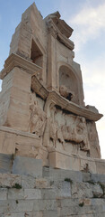 Monument de Philopappos sur la colline des Muses à Athènes en Grèce - Europe