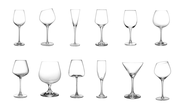 Goblet on transparent background PNG easy to use