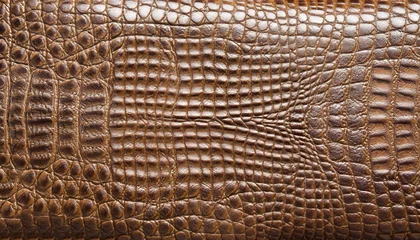 Poster crocodile texture - design leather brown closeup details © Uuganbayar