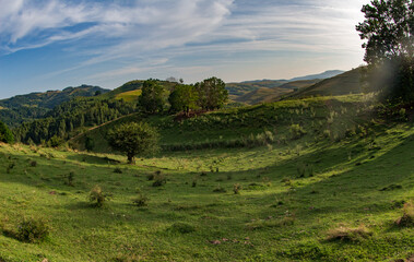 Landscape in Dumesti, Romania