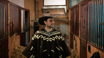 Cowboy Looking into a jail