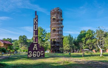 sightseeing panorama tower Kulla in Divjake-Karavasta National Park