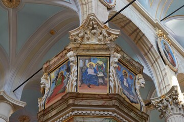 The Church of the Taxiarchs in Ayvalik, Turkey, a historic 19th century church, now a museum