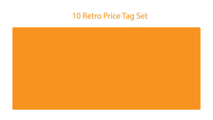 Retro Price Tag Illustration