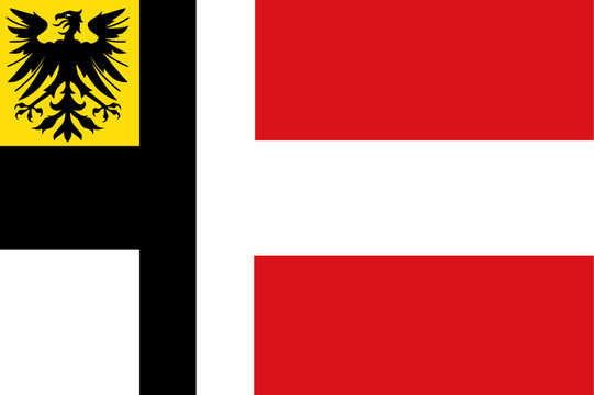 Flag of Gemert-Bakel Municipality (North Brabant or Noord-Brabant province, Kingdom of the Netherlands, Holland) Gemert Bakel