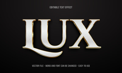 Editable text effect  luxury mock up - obrazy, fototapety, plakaty