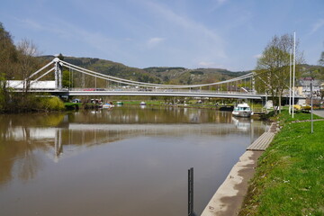 Flussufer in Nassau an der Lahn