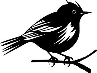 Obraz premium Bird | Minimalist and Simple Silhouette - Vector illustration