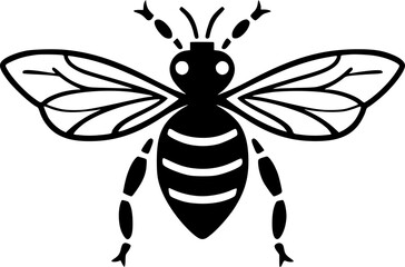 Obraz premium Bee - High Quality Vector Logo - Vector illustration ideal for T-shirt graphic