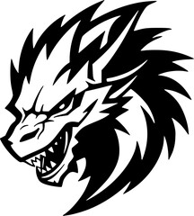 Obraz premium Dragon - High Quality Vector Logo - Vector illustration ideal for T-shirt graphic