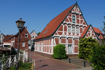 Niedersächsisches Fachwerkhaus im Alten Land in Jork