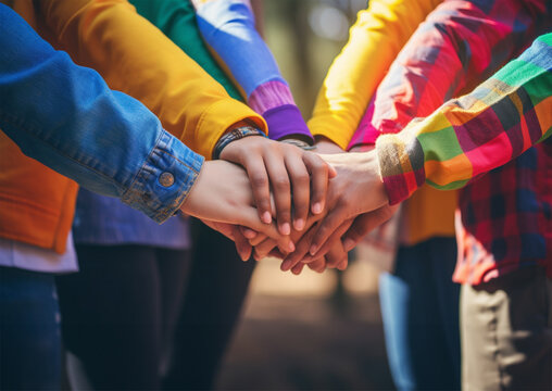 a diverse group of LGBT