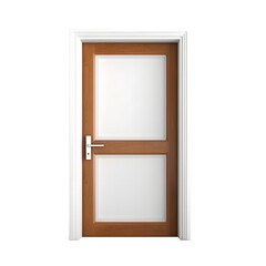 Door isolated on transparent background.