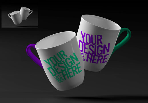 Customisable mock up of a mug