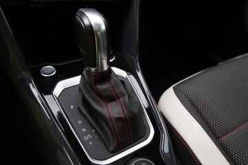 Parking position of the automatic gearbox control handle