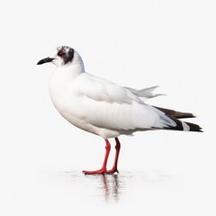 Bonapartes gull bird isolated on white. Generative AI