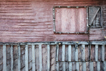old wooden window