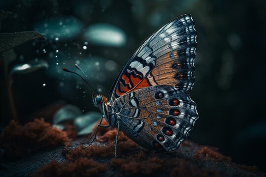 Alpha butterfly. Generative AI