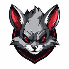 Esport vector logo chinchilla, chinchilla icon, chinchilla head, vector, sticker