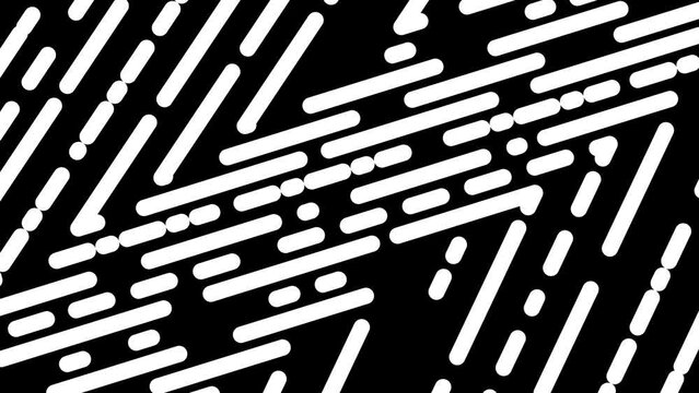Zigzag Dotted Line Flow Overlay Background