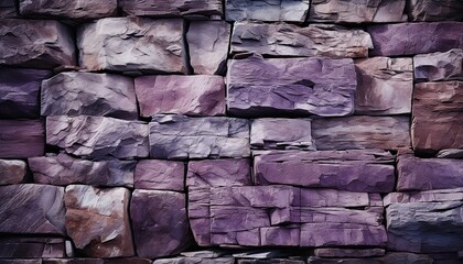 Purple stone background. Background from a stone wall. Stone texture. Generative AI