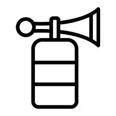 air horn line icon