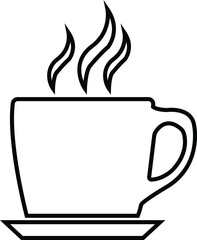  coffee cup and mag for your design . A nice cup of coffee and tea. Coffee cup icons set .Coffee and tea cup icons set on white background .Tea Cups of coffee tea collection. Hot drink icon. Cup