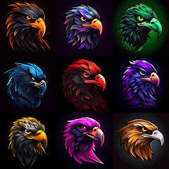 Hawks Esport Gaming Mascots Premium