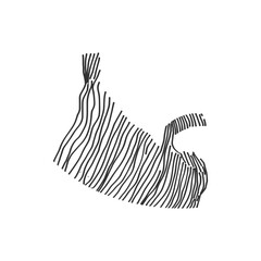 illustration of a beard