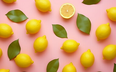 seamless pattern with lemons